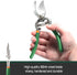 6 Inches Pruning Shears Soft Grip Bypass Pruner Classic Hand Pruner Tree Trimmer Gardening Tool with Leather Sheath Pouch...