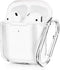 AIRSPO Airpods Case Cover, Clear Soft TPU Protective Cover Compatible with Apple AirPods 1/2 Wireless Charging Case with Keychain (Clear)......