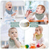Muslin Baby Drooling Bibs, 10PCS Baby Bandana Drool Bibs, Snap Muslin Cotton Baby Bibs for Girls, Boys, Baby Drool Bibs Anti-Penetration, Strong W...