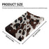 Brown Cows Print Fashion Changing Pad Covers for Baby Boys and Girls,Ultra Soft Breathable Diaper Changing Table Covers-32''x16"-Newborn Essential...