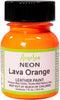 Angelus Neon-1 oz Leather Paint, Lava Orange...