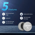 EEMB 10-Pack CR2016 Battery CR2016 3V Lithium Battery Button Coin 2016 Batteries ECR2016 DL2016 LM2016 for Watches, Calculators, Garage Door Opene...