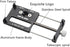 GUB Bicycle & Motorcycle Phone Mount, Aluminum Alloy Universal Bike Handlebar Phone Mount Holder Adjustable Compatible with iPhone X XR Xs 7s 8 Pl...