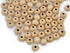 AD Beads Wood Spacer Loose Wooden Craft Beads Big Hole Beads Assorted for Necklace Bracelet Craft Making Decoration (8x10mm 200pcs, Natural Colour...