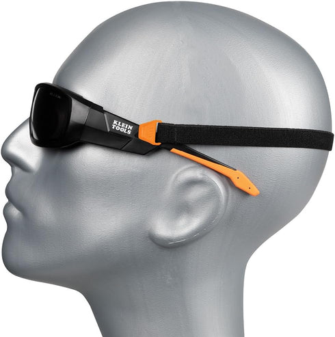 Klein Tools 60471 Safety Glasses, ANSI Z87.1+ Pro Full Frame Gasket Safety Glasses, Gray Lens, UV Protection, Anti-Fog, Scratch Resistant...