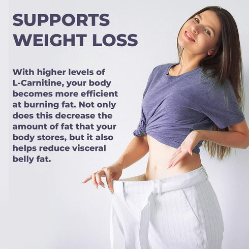 Pomona Wellness L- Carnitine, Helps Boost Metabolism, Supports Cognitive Health Cardiovascular Functions and Metabolic Health, 500mg Per Serving, ...