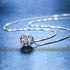 Women 925 Sterling Silver Necklace - Pattern Hollow Ball Pendant Choker- Charm Box Chain 17" - Italian Silver Fine Jewelry Gift...