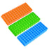 3Pcs Tube Rack Microcentrifuge Tube Racks Double-Sided Plate Centrifugal Pipe Rack for 0.5ml-2ml Centrifugal Pipe 60 Holes (Blue-Green-Orange)...