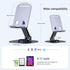 Diaclara Cell Phone Stand for Desk 360° Rotating,Full Metal Foldable Desk Phone Holder,Thick Case Friendly, Compatible with All Smart Phones,Ipad,...