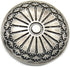 10Pcs 23mm Flower Metal Silver Shank Sewing Buttons DIY Sewing Jacket Coat...