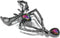 Creative Men Women Halloween Enamel Corsage Crystal Rhinestone Spider Shaped Brooch Pins (Black)...