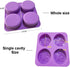 EchoDone 4 Cavities Oval Butterfly Flower Silicone Soap Mold DIY Handmade Silicone Molds for Soap Candle Bath Bomb Lotion Bar Cold Process Making ...