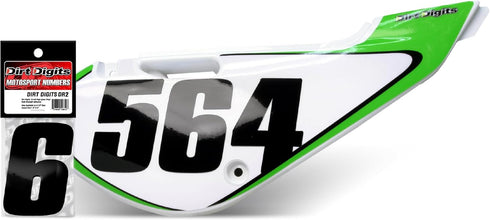 DD43B-9 Black 4" High-Gloss Precision Die Cut Vinyl Number 9, 3 Pack...