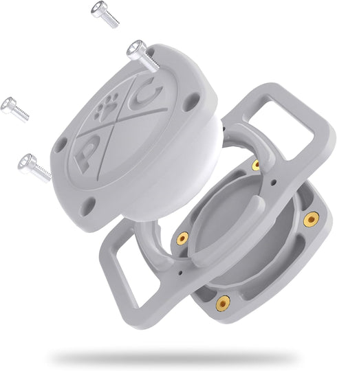 Pup Culture IP68 Waterproof AirTag Dog Collar Holder | 2.5X Stronger Than Competitors - Track Your Pet Using Apple AirTag Technology without a Sub...