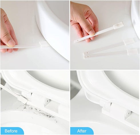 Disposable Crevice Cleaning Brushes, Disposable Toilet Bowl Brushes Crevice Hole Brushes Detail Cleaning Brushes for Toilet Corner, Window Groove,...