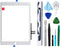 White Touch Screen Digitizer Repair Kit for iPad 9.7" 2018 iPad 6 6th Gen A1893 A1954 Front Glass Replacement (Without Home Button,not Include LCD...