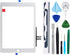 White Touch Screen Digitizer Repair Kit for iPad 9.7" 2018 iPad 6 6th Gen A1893 A1954 Front Glass Replacement (Without Home Button,not Include LCD...