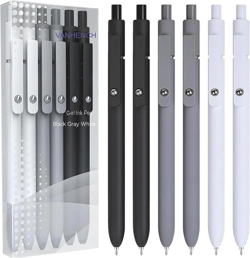 Gel Pens, 0.5MM Black Gel Ink Pens Fine Point Smooth Writing Pens, College Essentials Pens for Journaling Note Taking, Birthday Gifts for Women Me...