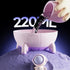 Cool Mist Humidifiers, Mini USB Humidifier, Cute Spaceship Shaped Humidifier Portable Household Ambient Light Humidifier US Plug 110V Purple...