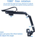 Cell Phone Holder for Car Mount Clip for Car Cellphone 360° Rearview Phone Holder for Car Sun Visor Perfectly for iPhone Pro, 15/14/13/12/XR/XS, S...