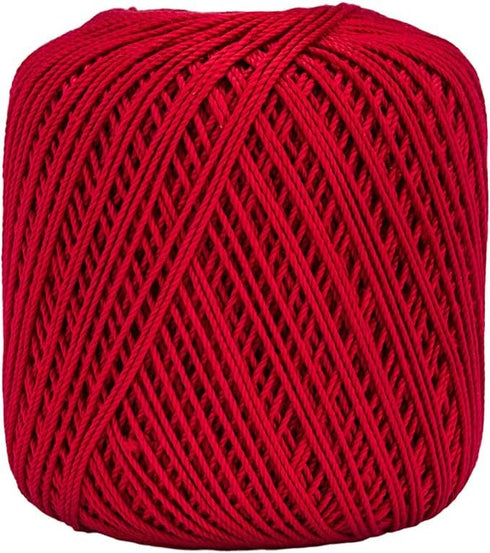 Aunt Lydia Fashion Scarlet Crochet - 3 Pack of 150y/137m - Cotton - Gauge 3 - Crochet......