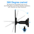3W Solar Panel for Outdoor Wireless Security Camera, Continuously Power USB Solar Panel IP65 Waterproof, Adjustable Security Wall Mount (Black)...
