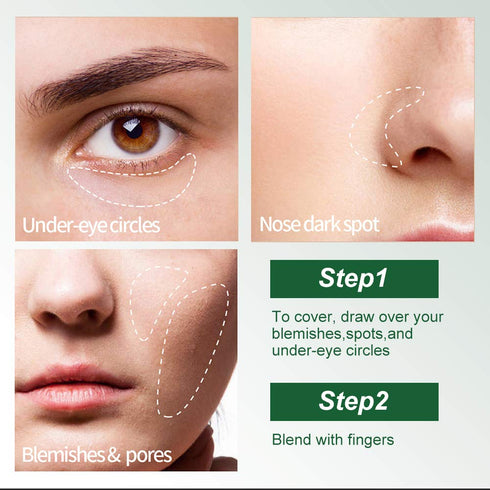 BB Mushroom Air Cushion, Avocado BB/CC Cream, All-Day Lasting Nude Foundation, Even Skin Tone Makeup Base, Easy to Apply, Thin, Moist...