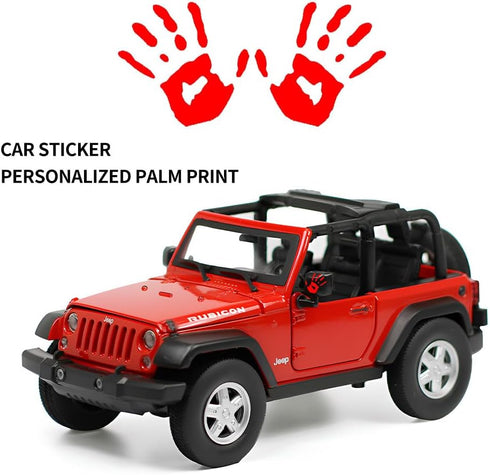 Car Stickers and Decals?2pcs Jeep Wave Sticker for Automobile Wave Activity Auto Waving Hand Stickers Car Decoration,Mirror Left Right Jeep Palm S...