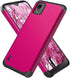 TJS Compatible for Nokia C110 N156DL Case, with Tempered Glass Screen Protector Dual Layer Hybrid Magnetic Support Shockproof Protection Cover Pho...