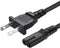 10FT 2 Prong AC Speaker Power Supply Cord Fit for ONN. 100008736, JBL PartyBox 100 200 300 1000 310 710 1000 On-The-Go Bluetooth Speaker, ION Game...