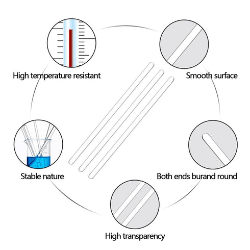 Droppers 10ml Pipettes Glass Graduated Dropper Lab Pipette Liquid Pipette (8)...