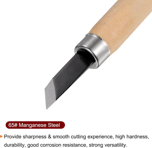 12pcs Wood Carving Knife Set Big/Mid/Small 65# Manganese Steel Hand Carving Tools Wood Chisels for Sculpting Woodworking...