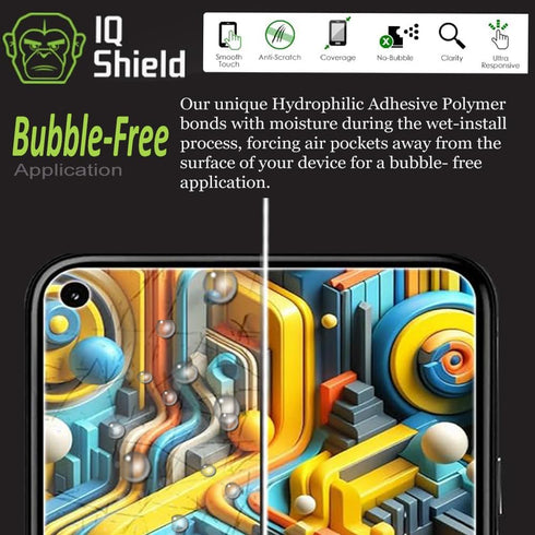 IQShield Screen Protector Compatible with Google Pixel 5 (6 inch)(2-Pack)(Case Friendly) Anti-Bubble Clear TPU Film...