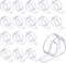 Clear Plastic Tablecloth Clips - Table Cover Cloth Clamps Holder for Home Party Picnic, Set of 50...