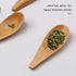5 Pieces Mini Wooden Spoons, Small Salt Spoon with Short Handle Mini Wood Scoop for Spice Jars Tea Coffee Milk Powder, Natural Color...