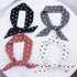 6Pcs Creative Small Dot Pattern Bag Handbag Handle Ribbon Scarf Hair Head Band Neck Scarf Neckerchief Scarf Fashion Gifts...