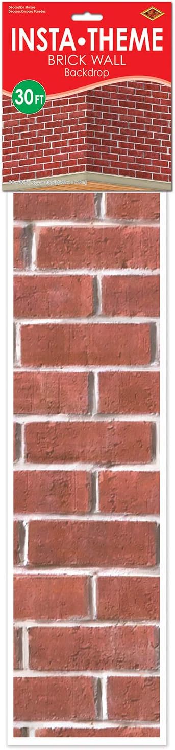 Brick Wall Backdrop Party Accessory...