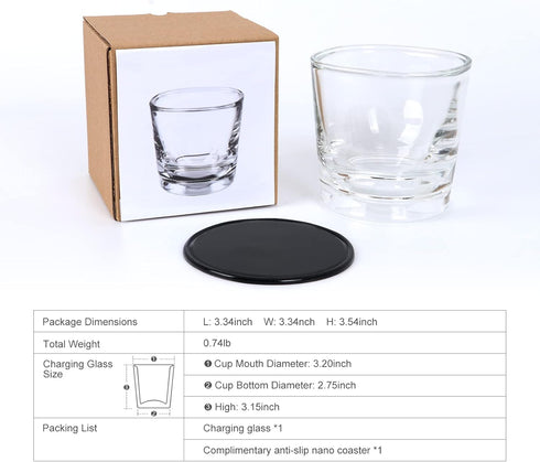 Replacement Charger Glass Cup Compatible with Philips Sonicare Electric Toothbrush HX9352 HX9360 HX9340 HX9900?Charging Base Glass Cup for HX9100 ...
