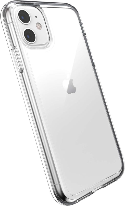 Speck iPhone 11 Clear Case - Drop Protection & Scratch Resistant, Anti-Yellowing & Anti-Fade with Dual Layer Protetective, Slim, Transparent Desig...