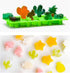KRLIFCSL Candy Molds Ice Cube Trays Chocolate Molds, Silicone Molds Including Cactus, Flamingo, Coconut Tree & Pineapple for Making Ice, Jelly, Ch...