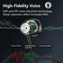 Wired in-Ear Headphones with Mic Volume Control Noise Cancelling Earbuds with Microphone Powerful Bass Earphones 3.5mm Jack for iOS Android Smartp...