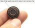 17mm Brass Jeans Buttons, No Sew Metal Buttons Tack Buttons Replacement Kit (Red Copper)...