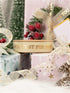 Holijolly Gold Sheer Gift Ribbon - Snow Yarn Ribbon with Just for You Print for Valentine's Day - 3/4 inch x10 Yard...