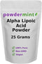 Alpha Lipoic Acid Powder (RS-ALA, Pure ALA) (Multiple Sizes) Antioxidant (25 Grams) Scoop Included…...