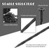 Plastic Landscape Anchoring Spikes 25 Pcs 8 Inch Nylon Spiral Landscape Spikes for Yard, Garden Lawn, Weed Barriers, Artificial Turf, Tent...