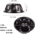Webake 4 Inch Mini Fluted Tube Pans Nonstick Bakeware Set of 4 for Bundtlette, Angel Food Cake, Kugelhopf, Brownie...