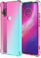 for Motorola One Hyper Case, Clear Cute Gradient Slim Anti Scratch Flexible TPU Cover Shockproof Phone Protective Case for Motorola Moto One Hyper...