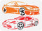 FINGERINSPIRE Sport Car Stencil 8.3x11.7inch Reusable Roadster Painting Stencil DIY Art Classic Car Pattern Decoration Template Racing Stencil for...