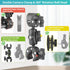 Super Clamp Double Camera Clamp, Double Mount Clamp Bracket Magic Arm Double Ball Head, Crab Plier Clip Bracket with Ballhead for Light Stand, Pho...