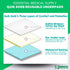 Essential Medical Supply Quik-Sorb 24" x 35" Quilted Birdseye Cotton Reusable Underpad - Waterproof Incontinence Bed Pads for Adults, Washable and...